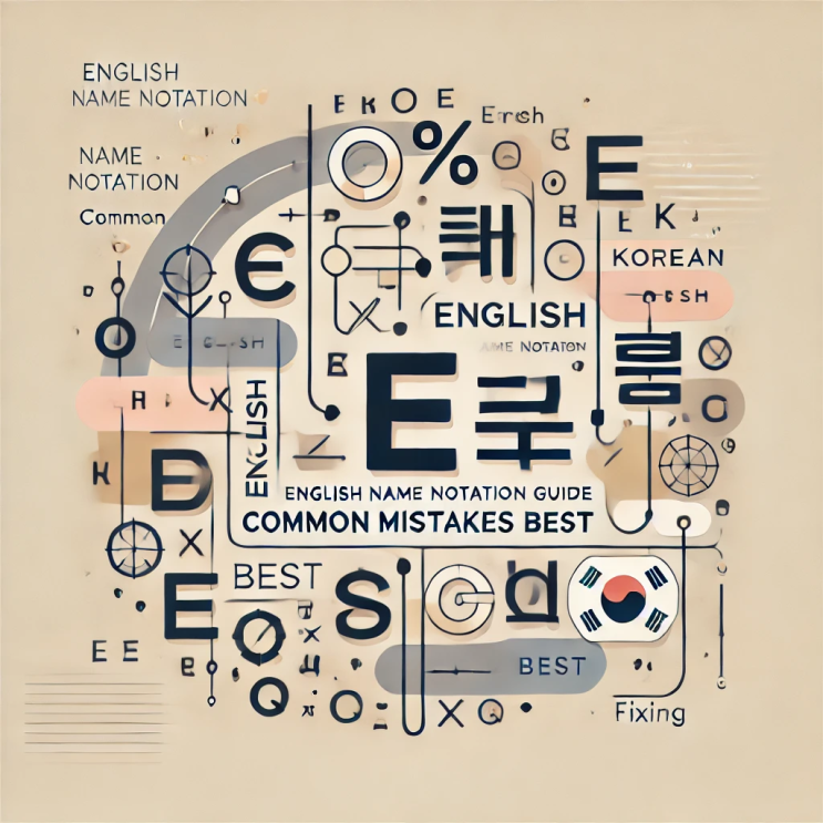  영어이름 표기 가이드 흔한 실수 BEST