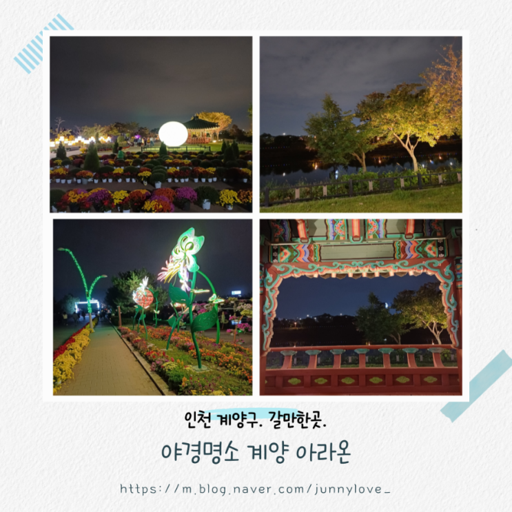  [인천 계양구] 야경 명소 계양 아라온에서 가을꽃 전시회 관람