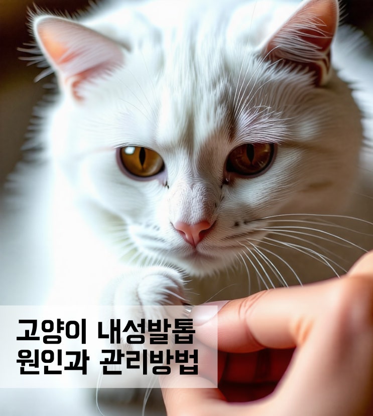  고양이 내성발톱 원인과 증상 관리방법