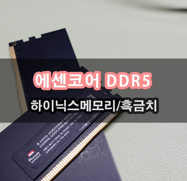  하이닉스메모리 에센코어 DDR5 호환성 성능 만족스럽네