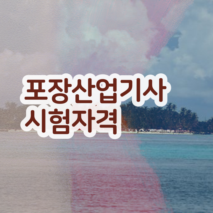  포장산업기사 자격 요건 포장산업기사 응시조건 인강만 듣고 쉽고 빠르게 완료한 과정