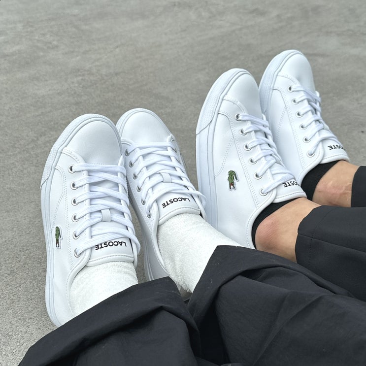  lacoste 커플 운동화 추천 백코트 라코스테 화이트 스니커즈 리뷰