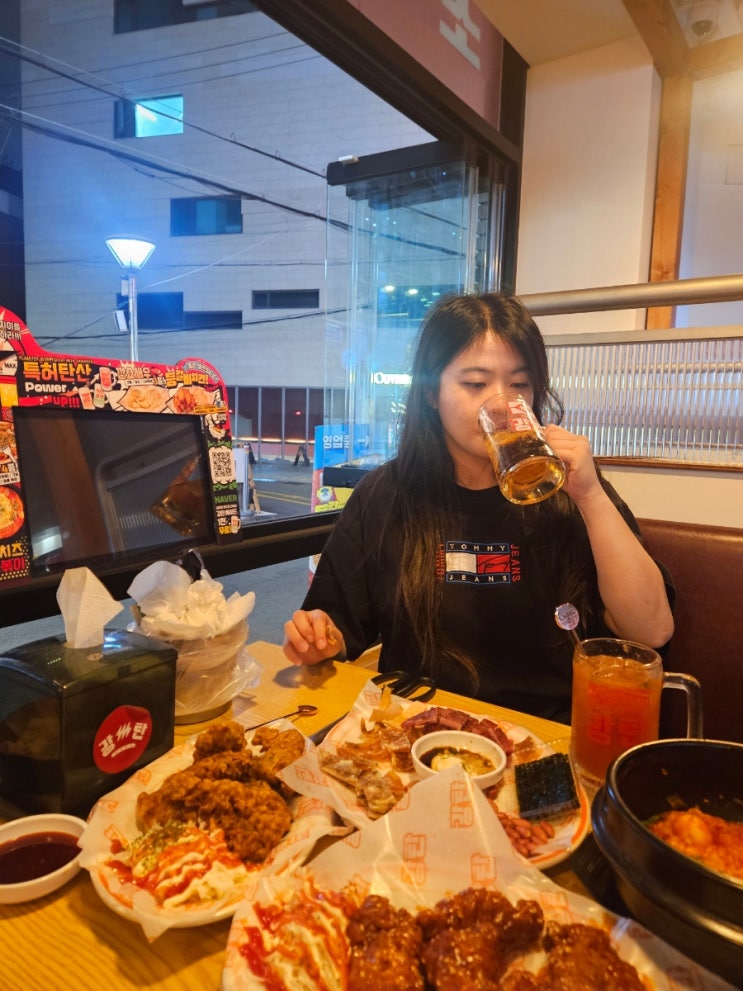  을지로 야장 술집 강탄 등갈비치킨 맥주 안주 맛집 추천