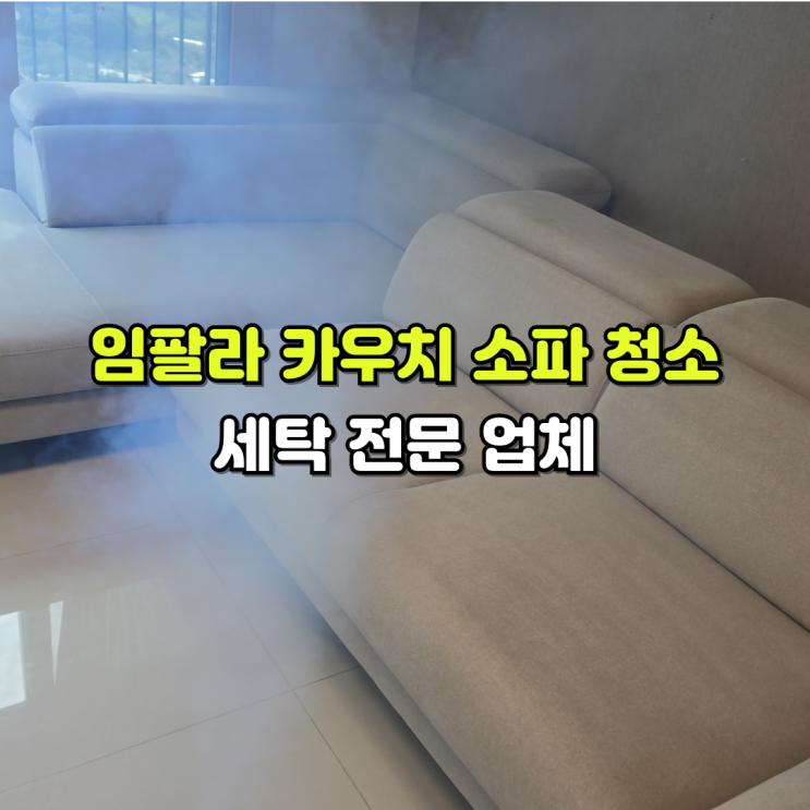  대전 임팔라 소파 청소 세탁 전문업체