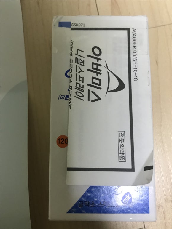  아바미스 나잘스프레이 사용법 비염 스프레이 리뷰 합니다