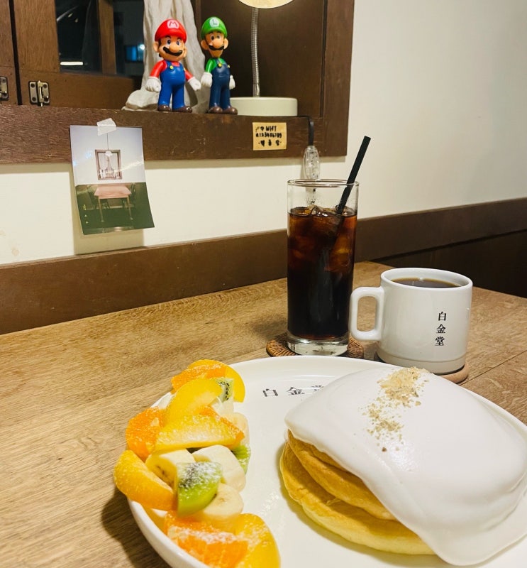  평택 소사벌 카페거리 수플레팬케이크가 맛있는 감성카페 백금당