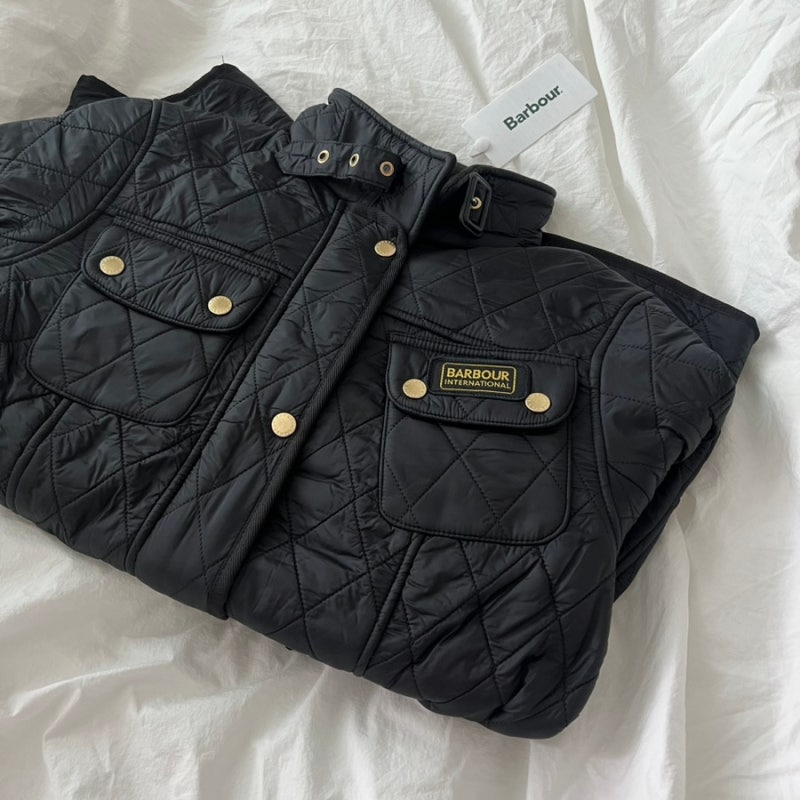 여성 가을 겨울 아우터 추천, 바버(Barbour) 인터네셔널 퀼팅 자켓 사이즈 팁