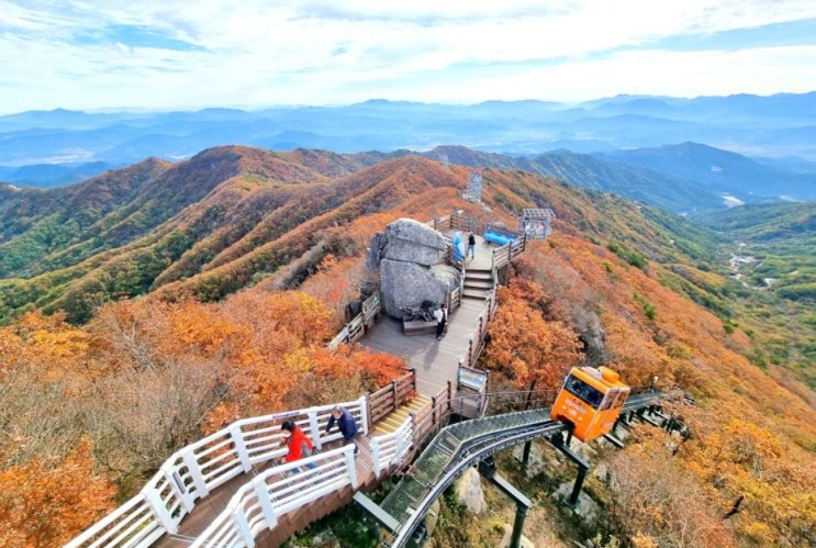  경남 함양 대봉산 휴양밸리 가을단풍 명소 추천!