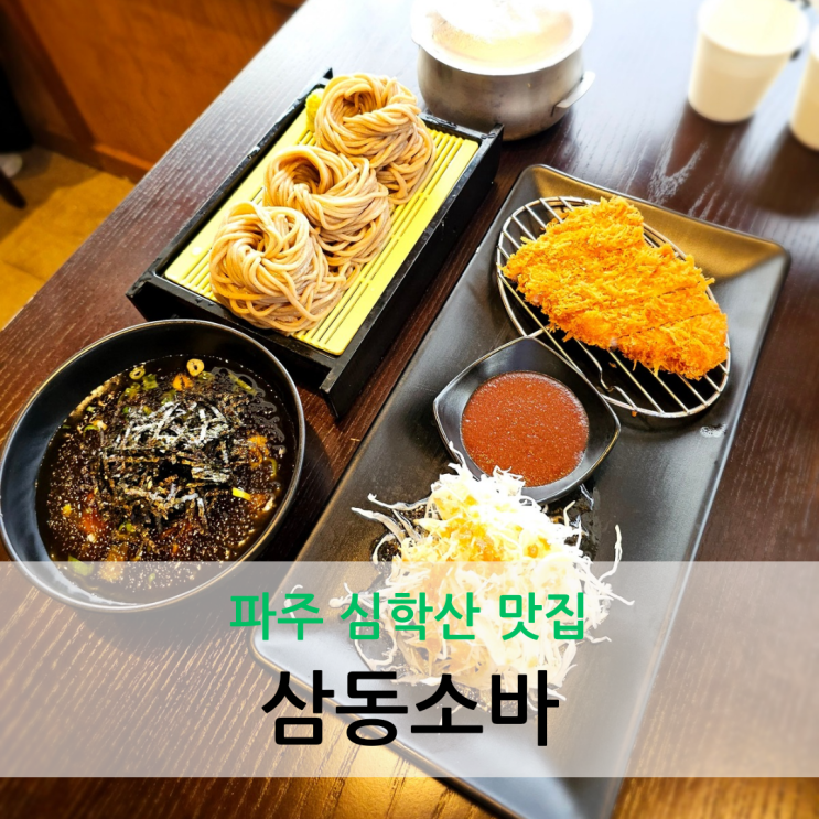  파주 심학산 맛집 쫄깃한 소바와 순두부 짬뽕이 맛있는 삼동소바