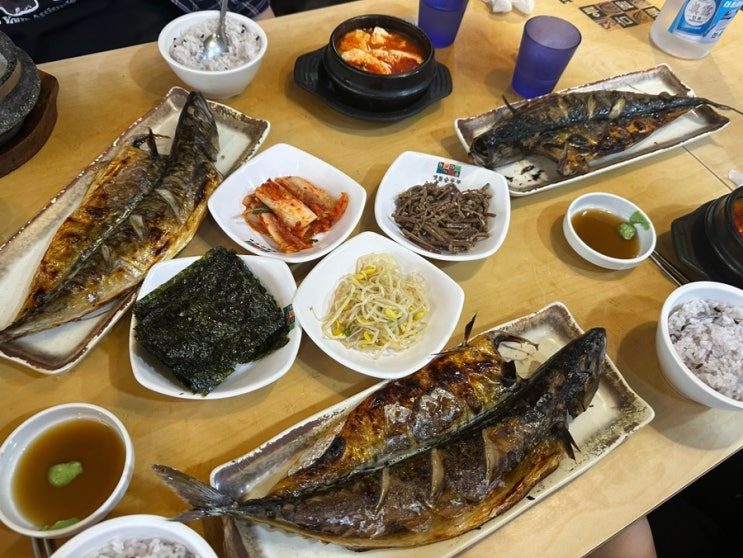  서울 천호역 고등어구이 맛집 - 돌깨마을맷돌순두부