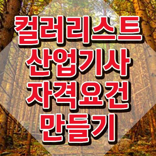  컬러리스트 산업기사 조건 컬러리스트산업기사 자격요건 온라인 과정으로 간편하게 끝낸 과정