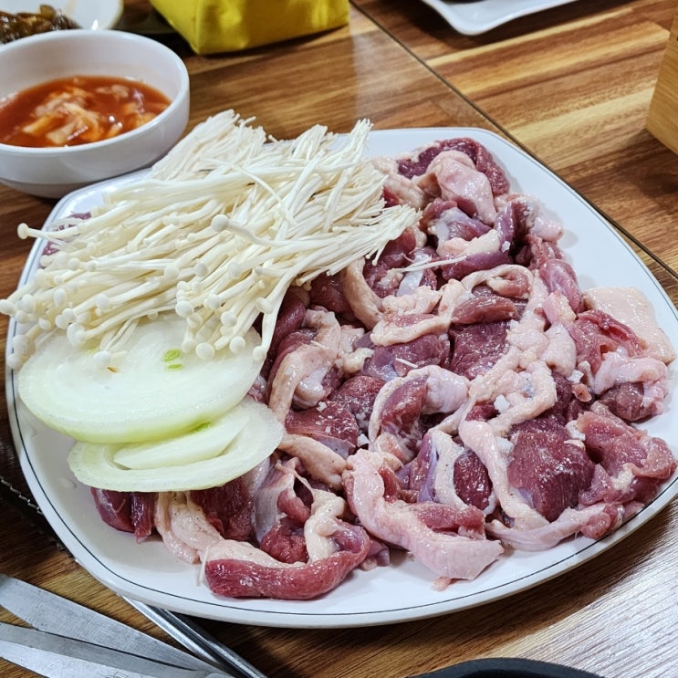  화순읍맛집 개미가든 오리로스 아기랑
