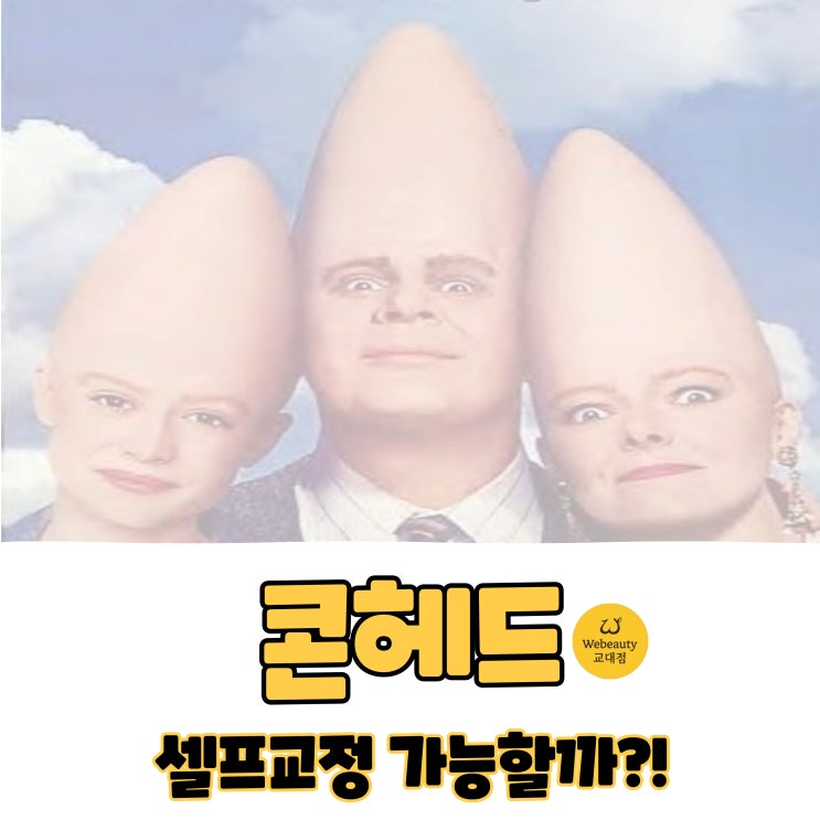  콘헤드 뜻과 셀프로 두상교정 가능?