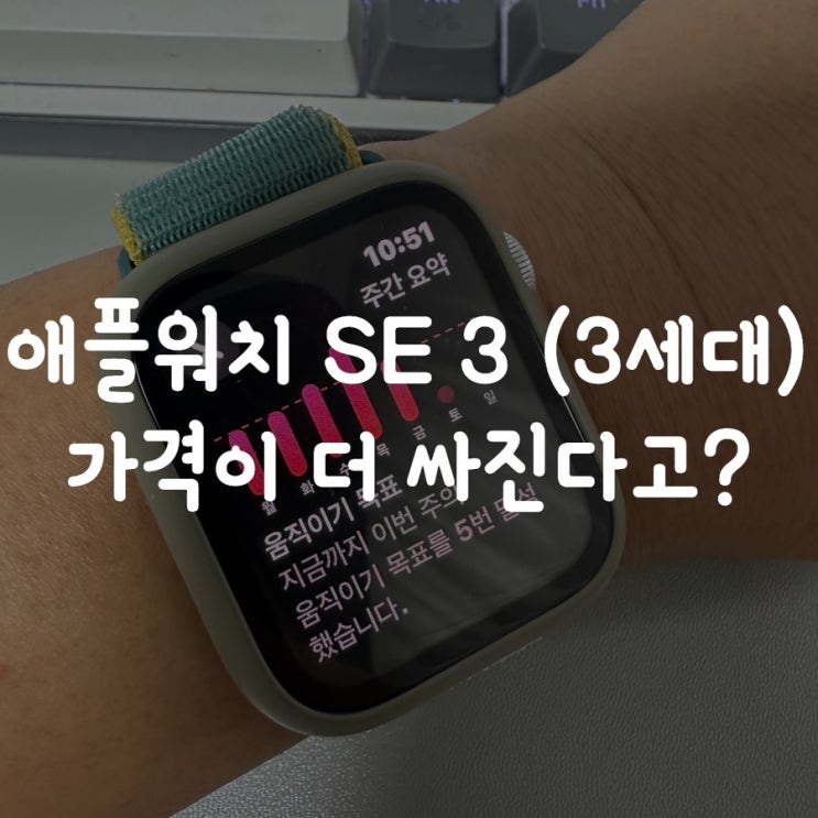  애플워치 SE 3 (3세대) 가격이 더 싸진다고?