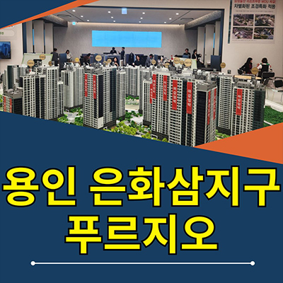  용인 은화삼지구 푸르지오 신축 아파트 처인구 남동 대우건설 미분양잔여세대 문의