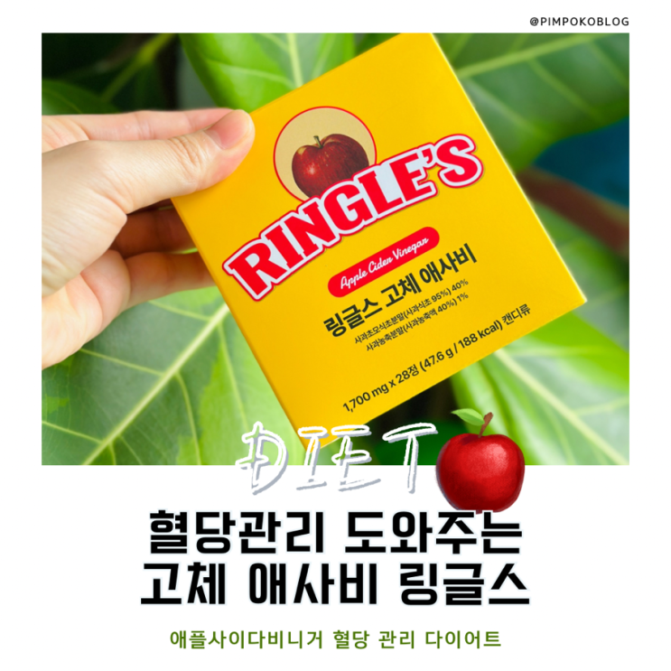 혈당관리 도와주는 고체 애사비 링글스 추천