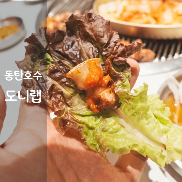  동탄호수공원 맛집 2동탄 산척동 도니랩 돼지고기 오겹살