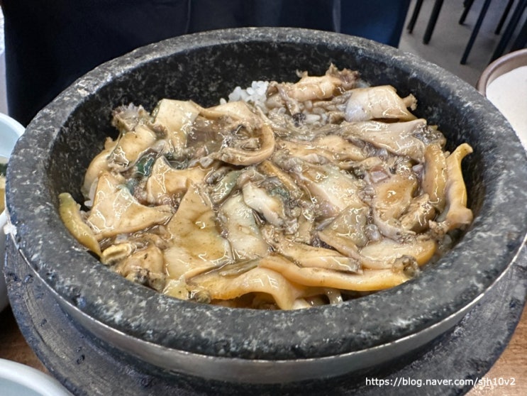  제주공항 근처 맛집 전복돌솥밥 해물전복뚝배기 대우정