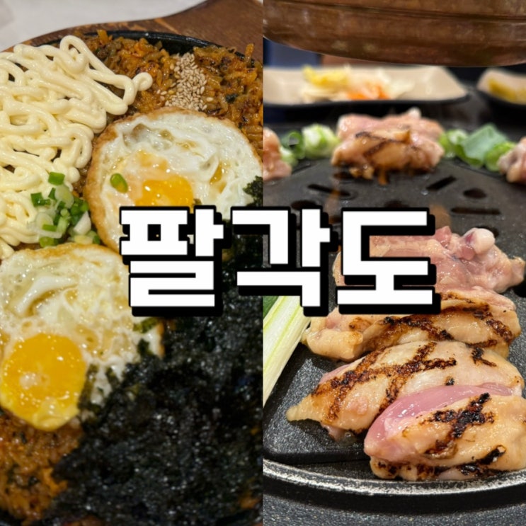  회식하기 좋은 숯불닭갈비 닭구이 찐 맛집 팔각도 종로3가역점