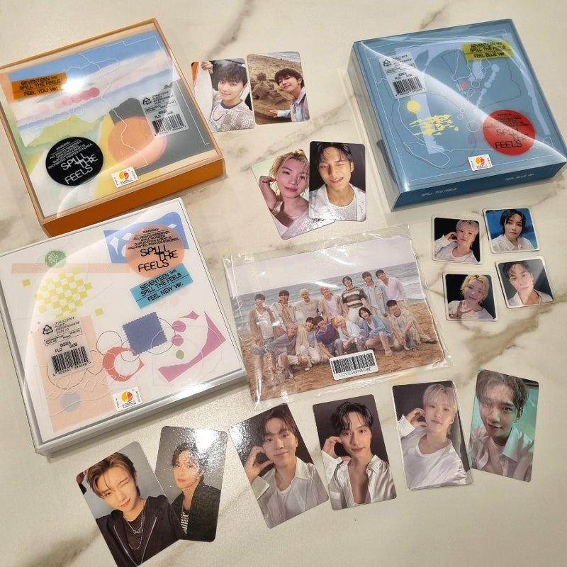 SEVENTEEN 12th Mini Album 'SPILL THE FEELS' Set 세븐틴 미니 12집 앨범 세트 앨범깡 특전