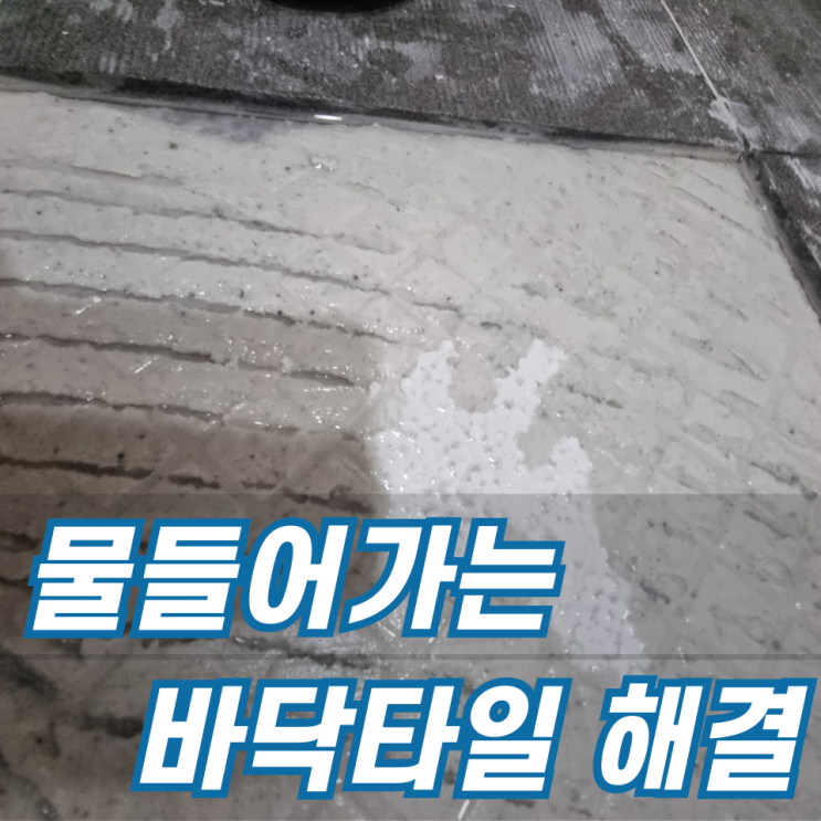  화장실욕실 소리나는 타일수리 완벽해결