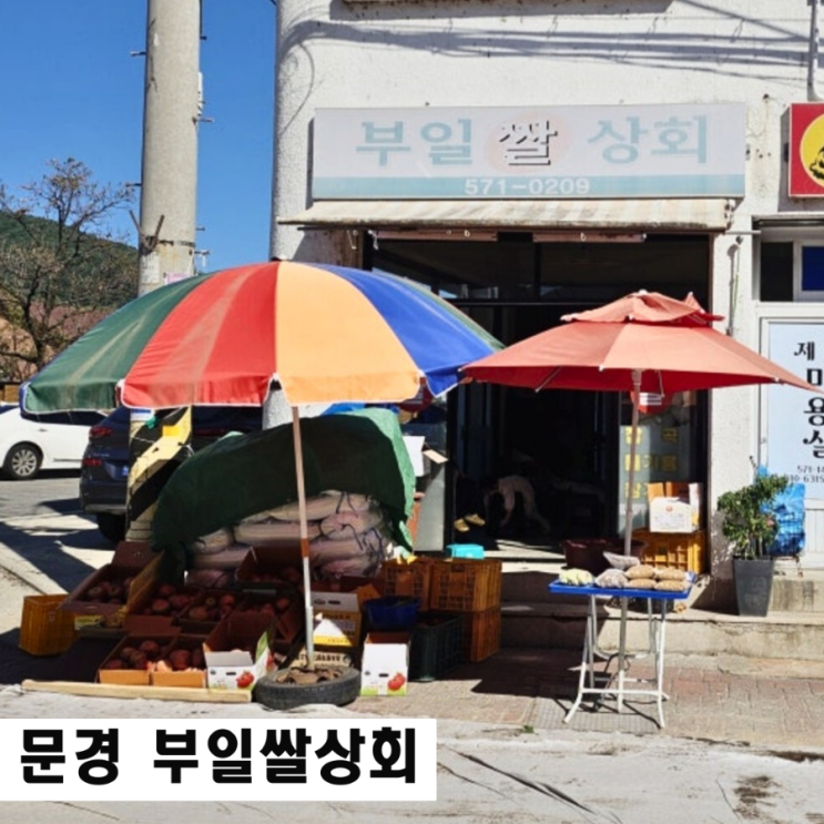  문경전통시장 오일장 부일쌀상회 곡물 상점