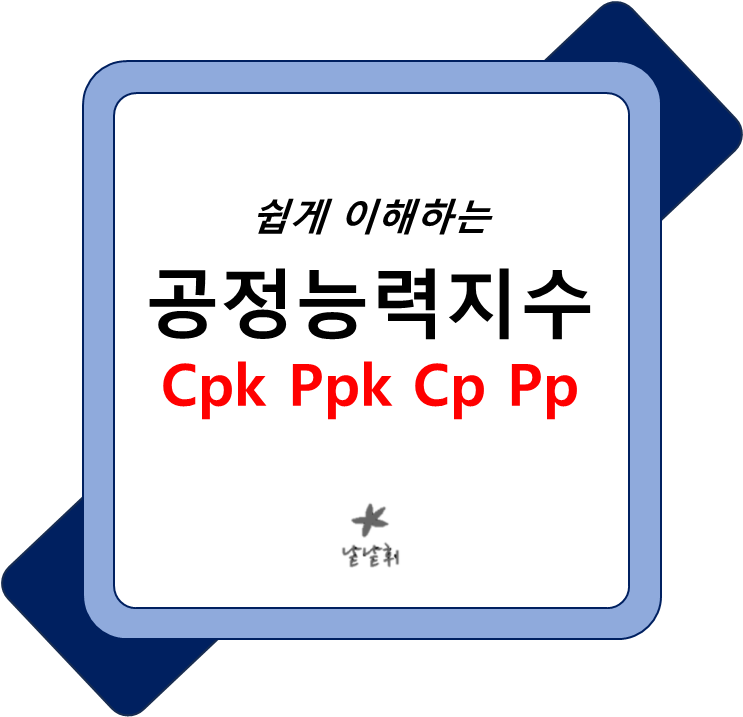  공정능력지수 품질 Cpk Ppk 뜻 비교 올바로 이해하기