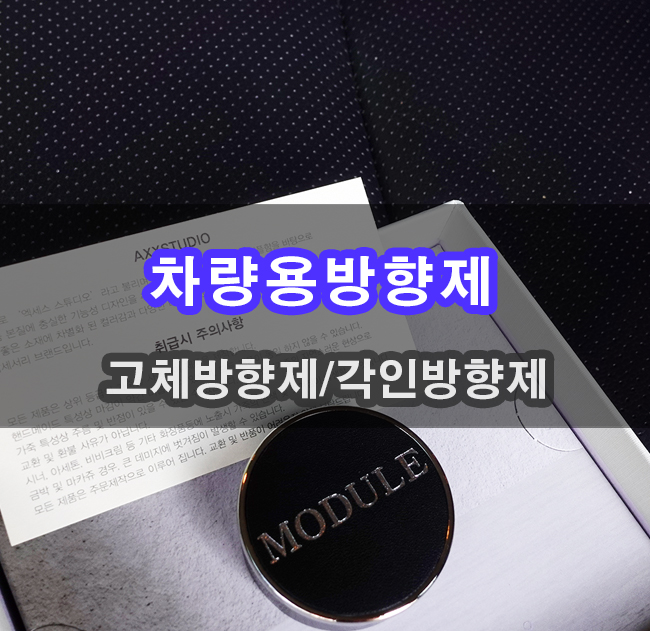  싼타페 차량용방향제 신차선물 괜찮네요
