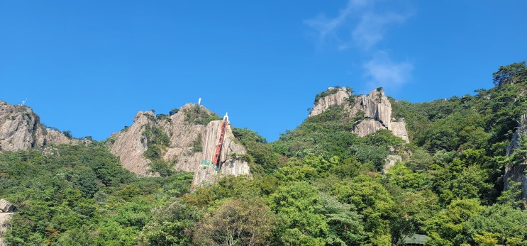  대둔산 (대둔산공영주차장-동심정-구름다리-삼선계단-마천대-낙조대-원점회귀)