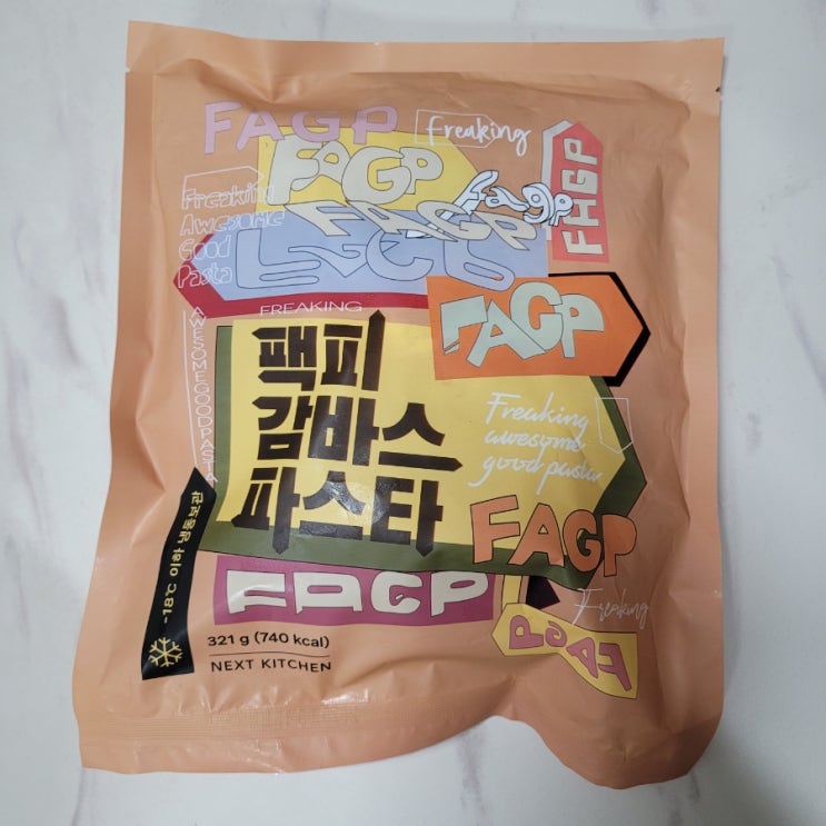  마켓컬리 밀키트: 팩피 감바스 파스타