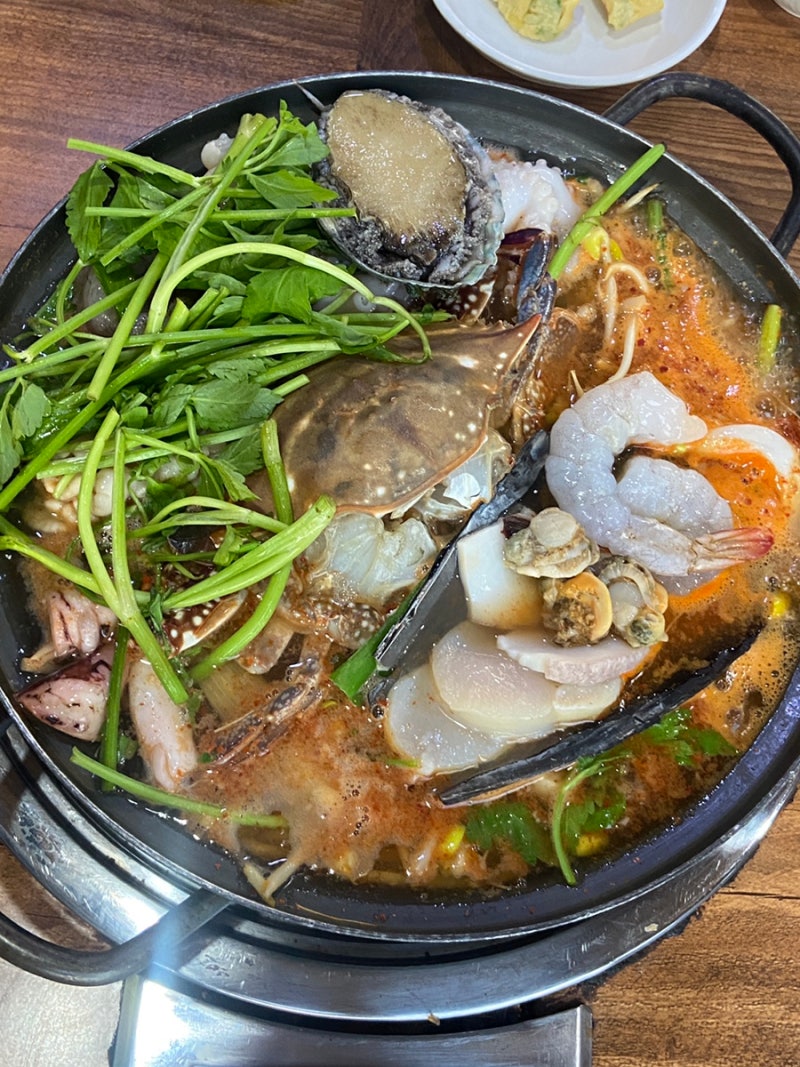 부산 송도해수욕장 사천해물탕