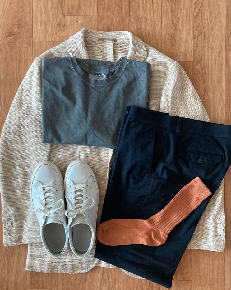  40대 남자 옷 코디 주말 가을 데일리룩,,, 고디바 음료를 곁드린,,,