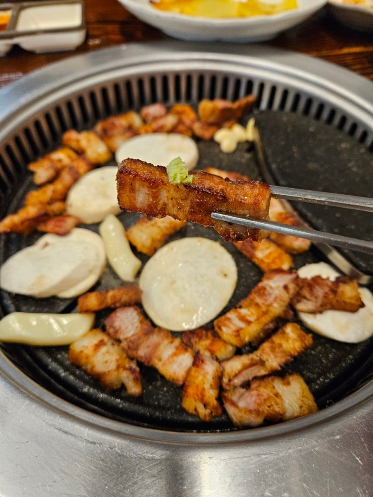  [구미 신평동 맛집] 구워주는 구미고기집 구미1등 삼겹살 <육즙연구소왓삼> 솔직후기