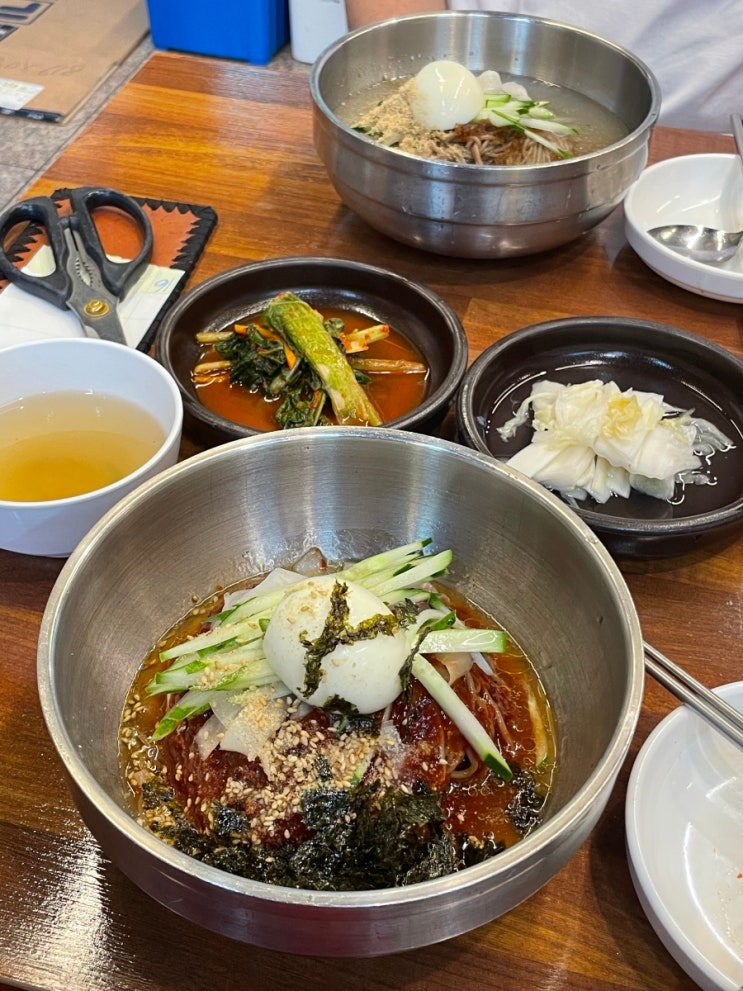  [정릉역 맛집] 메밀전병 물 / 비빔막국수가 맛있는 강릉메밀촌 (주차장 정보)