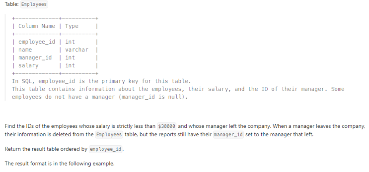  SQL_LeetCode 1978_Employees Whose Manager Left the Company
