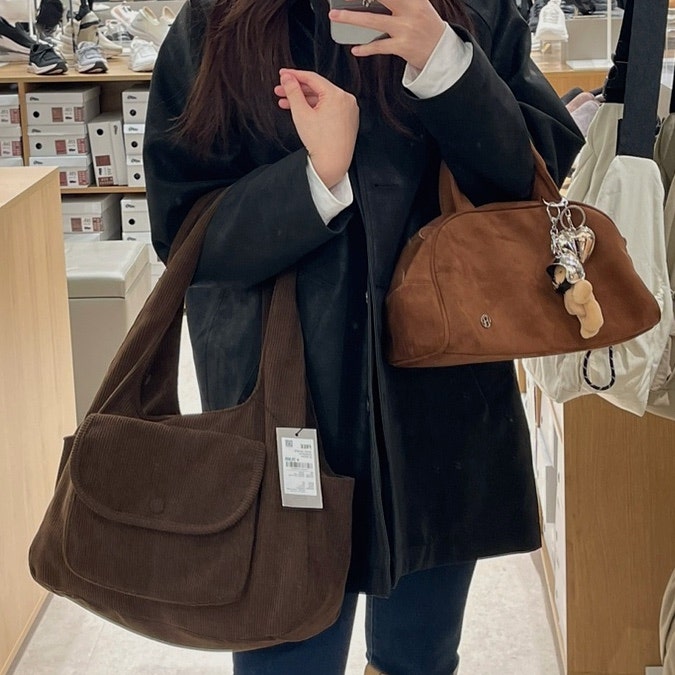 슈펜 가방 추천 | 코듀로이 숄더백 백팩 스웨이드가방 토트백 추천 | 가을이니 브라운백 홀릭