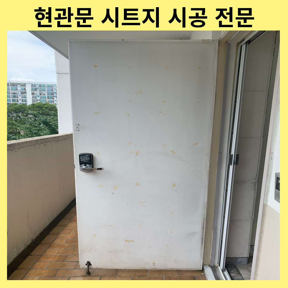 현관문시트지시공 필름부분시공 전문업체