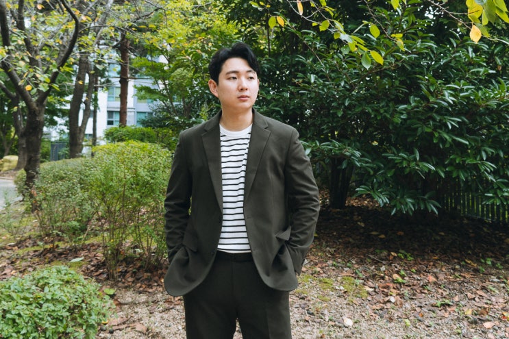  30대 남자 가을 결혼식 하객룩 댄블