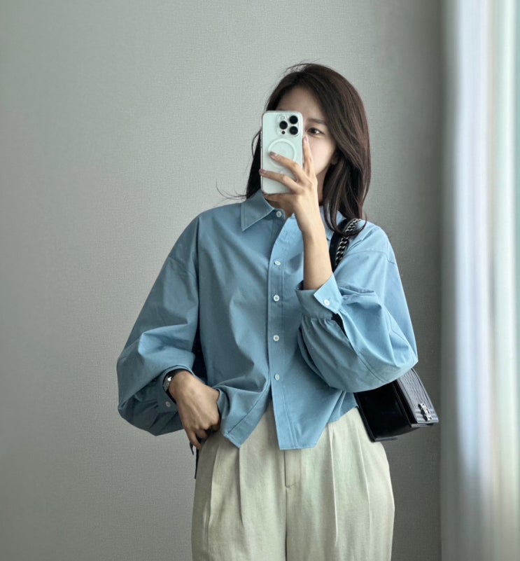  디베흐 퍼프 가을블라우스 | 가을 데일리룩, 블라우스 코디