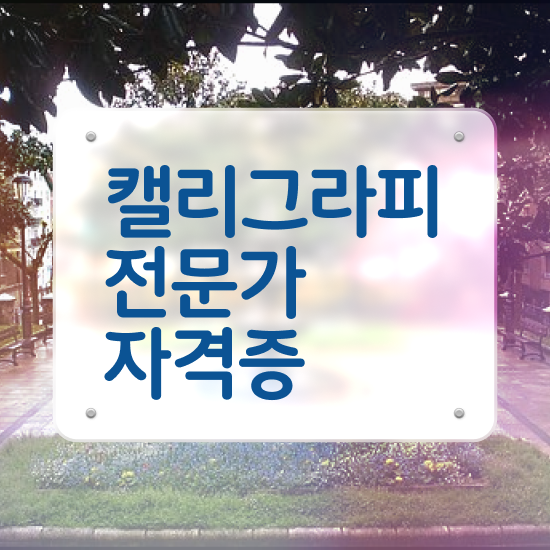  캘리그라피재료구입 , 캘리그라피전문가 자격증 온라인으로 쉽게 합격정보 핵심 정보