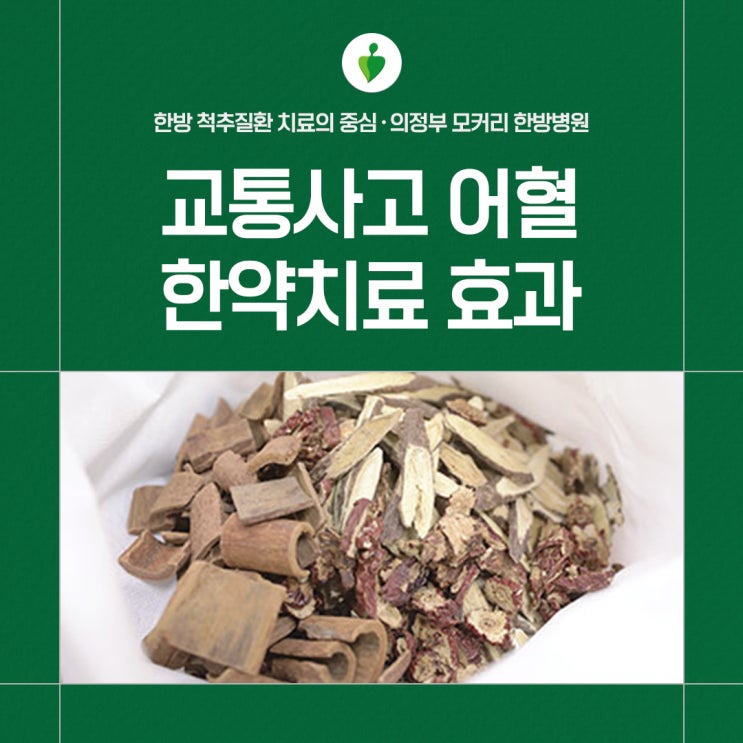  의정부교통사고한방병원 어혈 한약치료 | 모커리한방병원