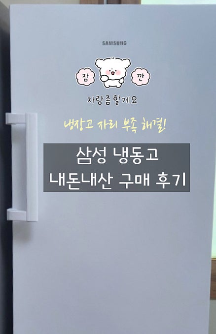  삼성 추천 냉동고 내돈내산 후기 RZ22CG4000WW 냉장고 가정용