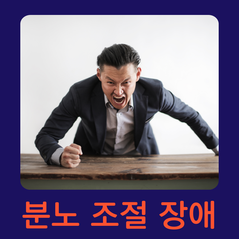 간헐적 폭발장애 분조장 테스트 증상 관리법