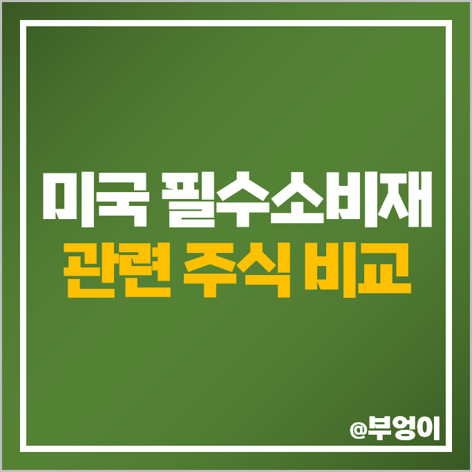 미국 필수 소비재 관련주 월마트 코스트코 주식 펩시 코카콜라 주가 미국 필수 소비재 관련주 월마트 코스트코 주식 펩시 코카콜라 주가