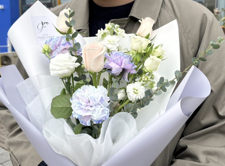  야당역 꽃다발 선물 후기 운정 꽃집 피오레베로 플라워