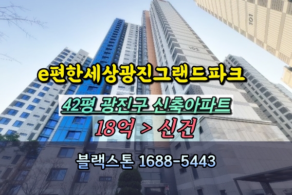  e편한세상광진그랜드파크 경매 42평 구의동 신축아파트