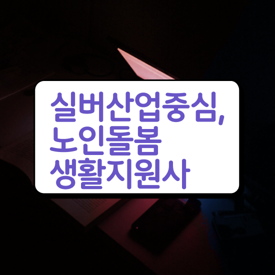  생활 활동지원사 , 노인돌봄생활지원사 자격증 2주 만에 합격한 전략 , 구직정보