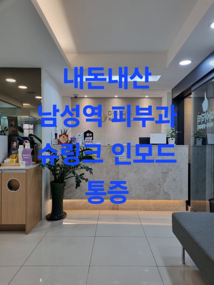  [내돈내산]남성역 피부과 슈링크 인모드 레이저 통증