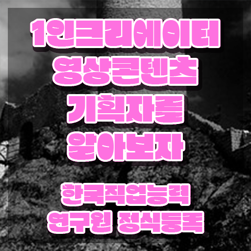  1인크리에이터영상콘텐츠기획자 무료 인강 , 1인크리에이터영상콘텐츠기획자 자격증 비용없이 온라인으로 준비한 과정 및 전망