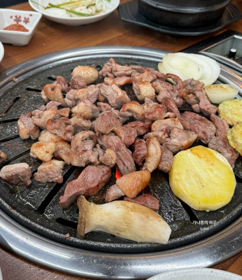전주 다오리 숯불구이 전문 중인리 맛집 통오리구이 오리주물럭